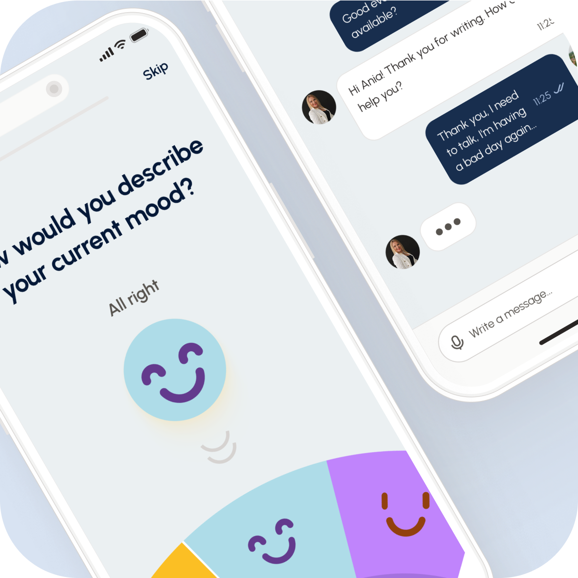 24/7 available chat with YVIA