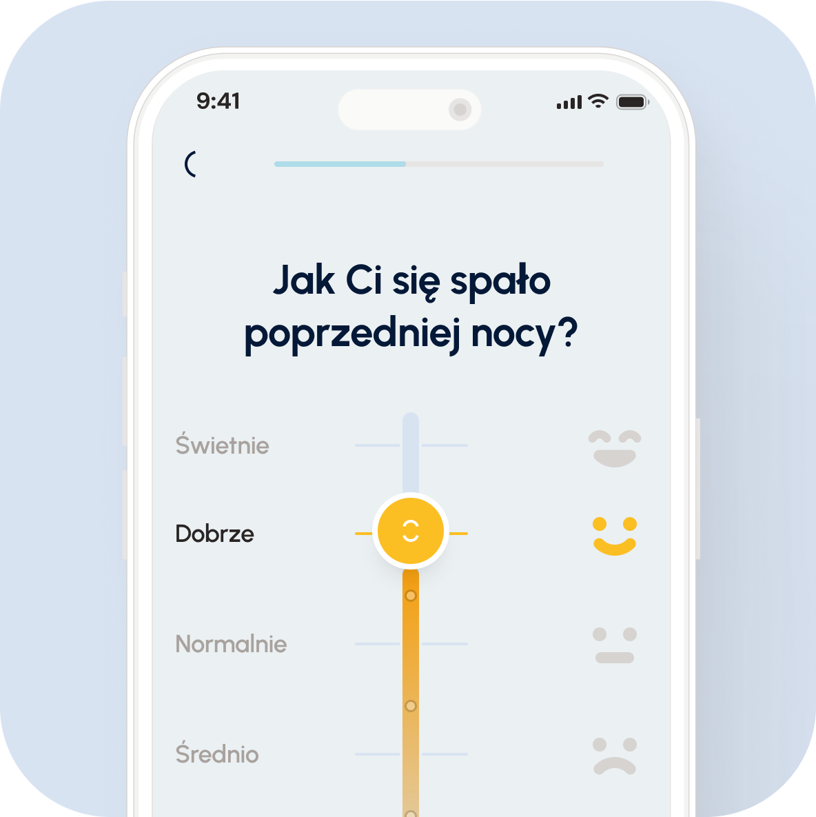 Badanie codziennego nastroju i rekomendacje